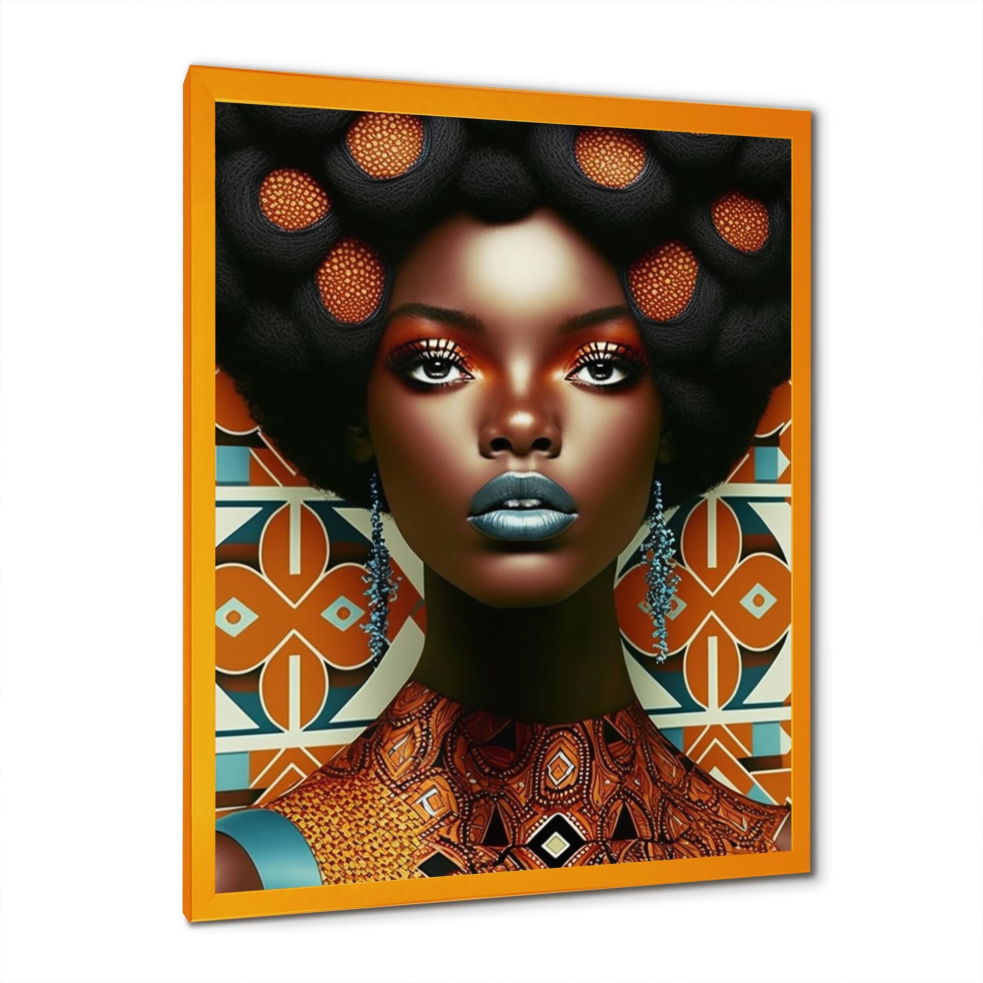 Designart "AvantGarde Elegant African Woman VI" African American